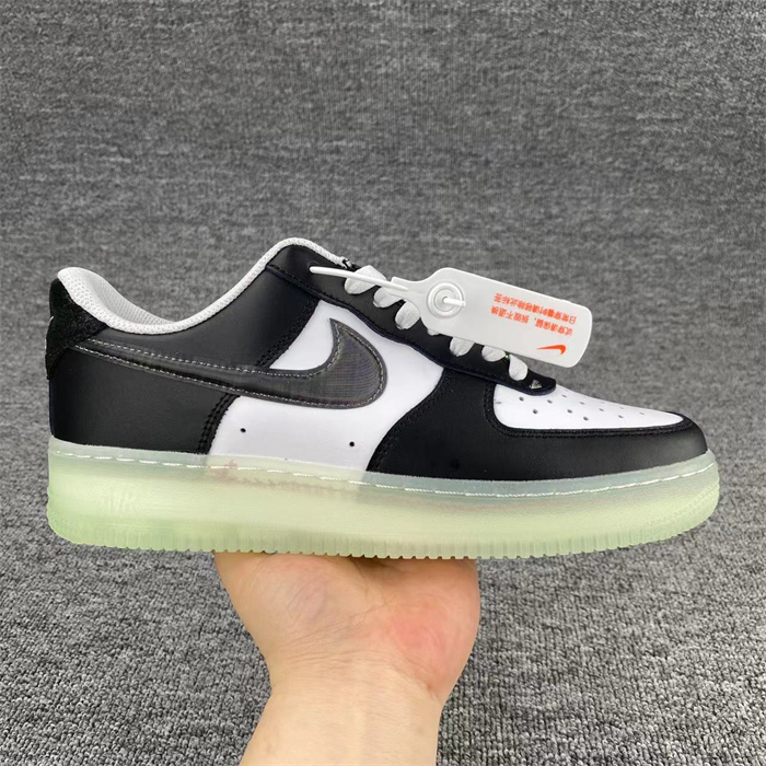 Men's Air Force 1 Low Black/White Shoes Top 0330